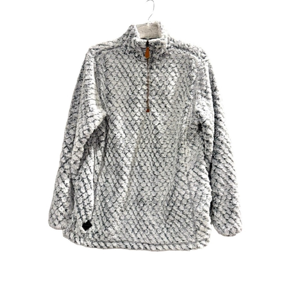Simply Southern Collection Faux Fur/Sherpa Women’s Pullover in Medium